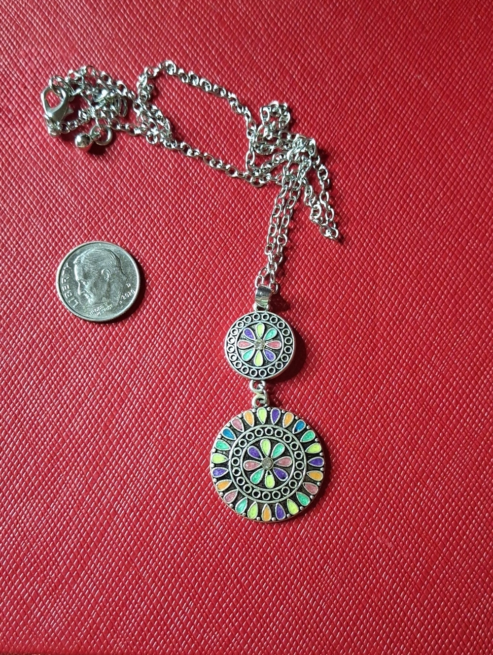 Silver Tone Necklace New